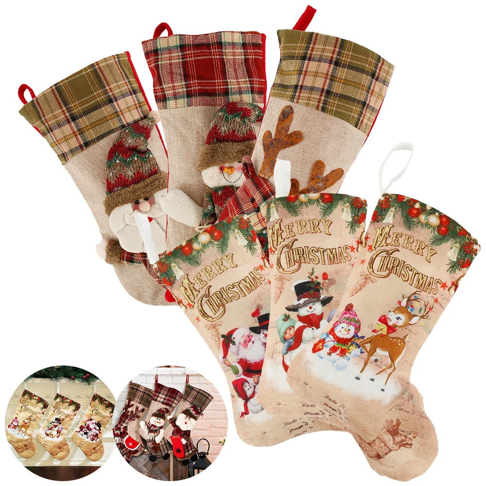 Рождественские носки с подвеской украшения для одежды маленькие сапоги кулон