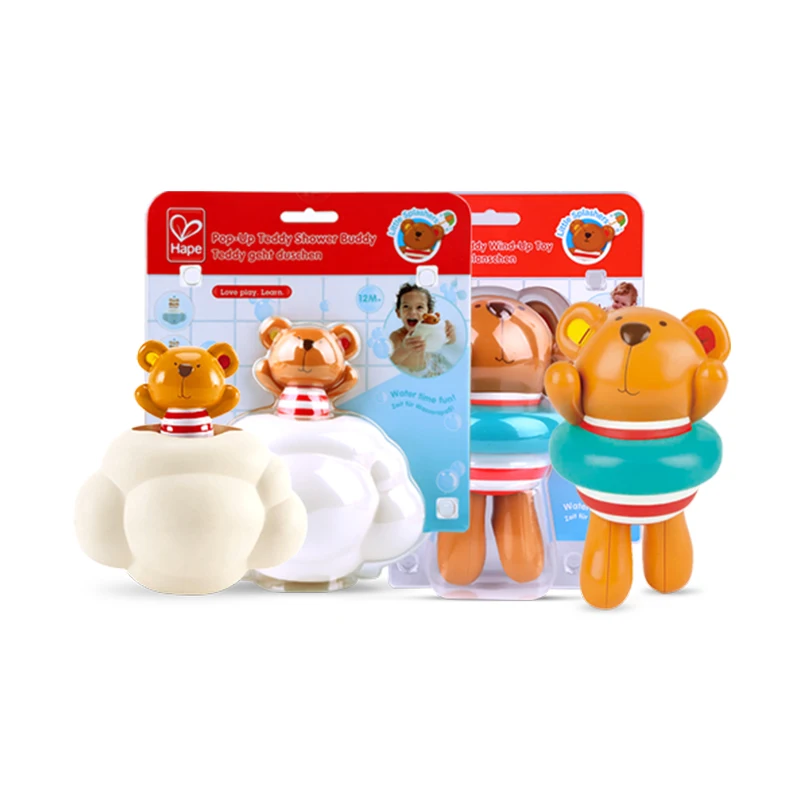 Hape Детские Игрушки для ванны водная игрушка детские игрушки плавания Тедди