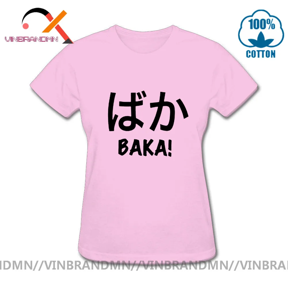 Аниме Otaku Baka Футболка мужская женская японская Kanji Slang футболка унисекс забавный