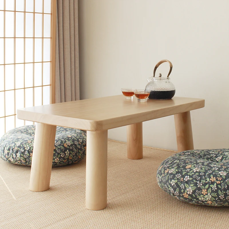 Столик для эркера небольшой журнальный столик в стиле японской древесины