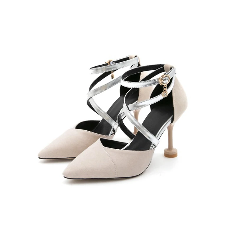 

Elegant Women Cross-tied Sandals Summer Multi-color Casual Dance Party Beach High Heels Sandals Bohemia Gladiator Sandals 20-12