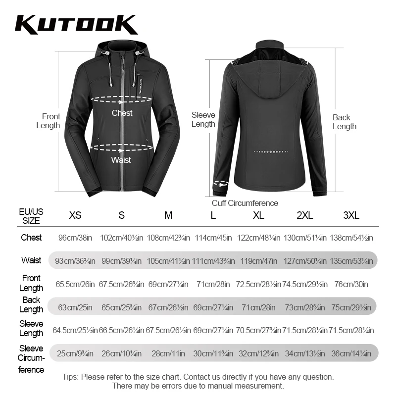 Зимние женские велосипедные куртки kutake с капюшоном теплый флисовый дождевик для