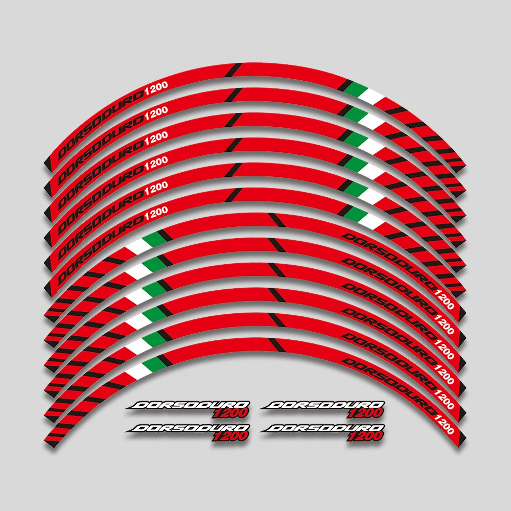 12 X Толстые края внешний обод наклейка полоса колесные наклейки Мотоциклетные