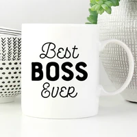 best boss ever boss mugs milk cup wine beer cups friend gifts coffee cup home decal novelty porcelain mugs drinkware coffeeware