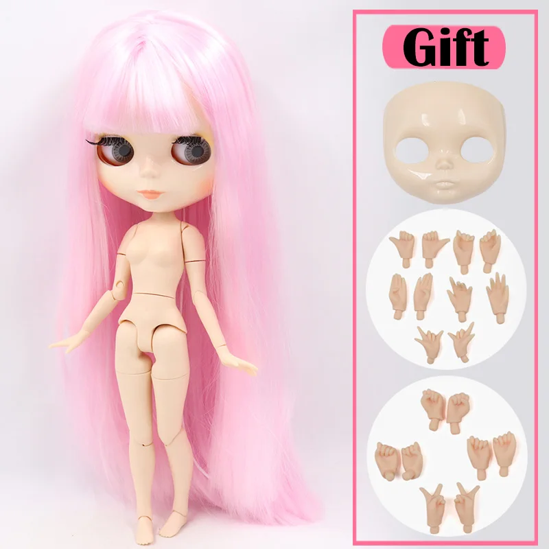 doll hand ab face ICY Blyth Кукла № 1 глянцевое лицо белая кожа сустава тела 1/6 BJD Специальная цена 1/4 BJD, Pullip, Jerryberry, Licca игрушка подарок - Цвет: doll hand ab face