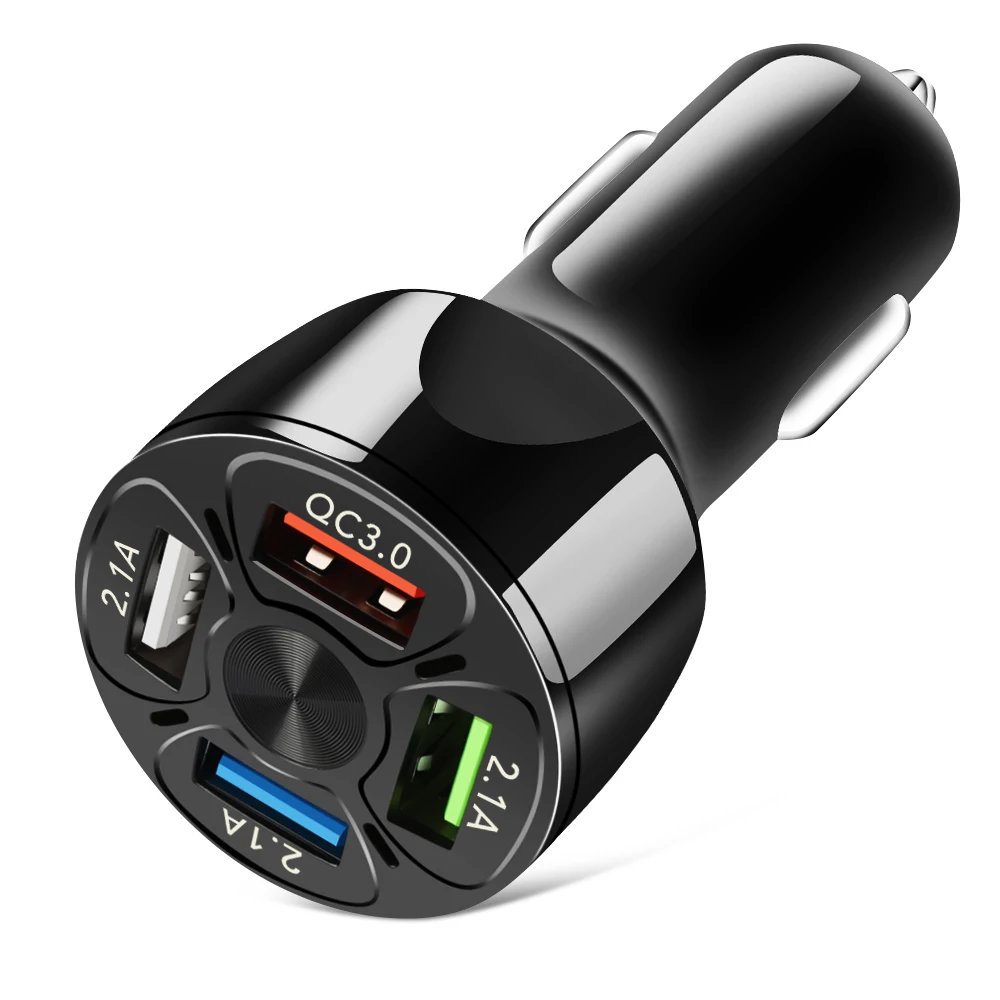 Автомобильное зарядное устройство с 4 портами USB для быстрой зарядки Wuling Cortez alмаз