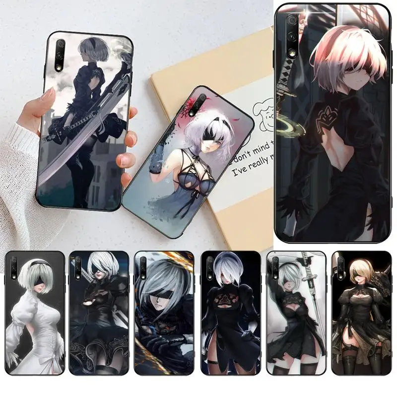 

YJZFDYRM Nier Automata Painted Phone Case for Huawei Honor 30 20 10 9 8 8x 8c v30 Lite view pro