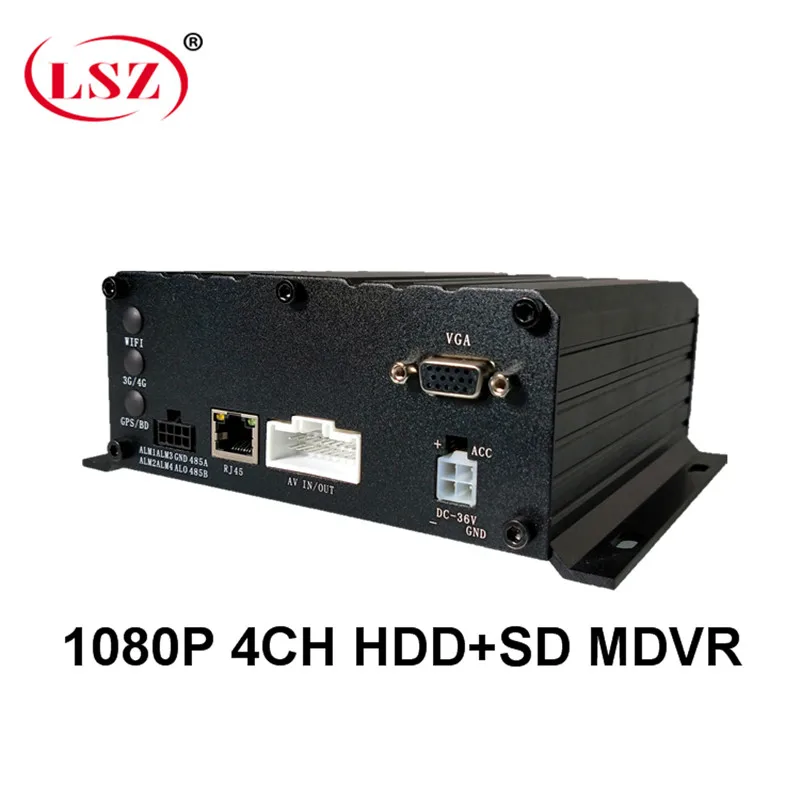 AHD MDVR Прямая поставка с завода 4-канальный HDD DVR грузовик запись мобильного 4ch меню