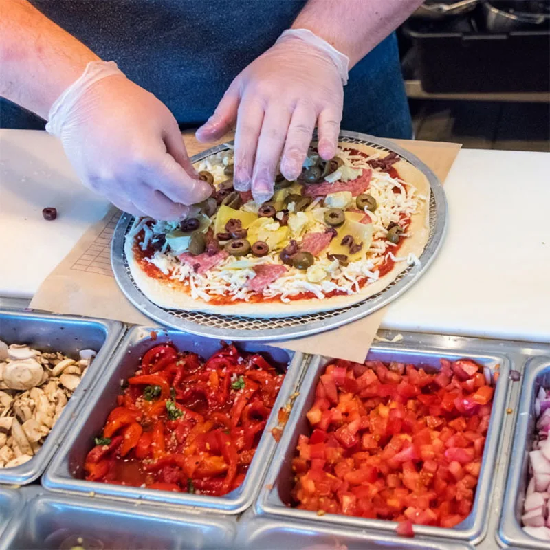 Антипригарный противень для пиццы металлическая сетка новая бесшовная