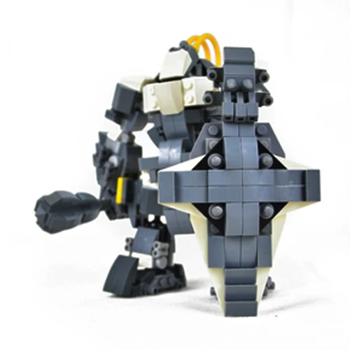 Kennie DIY moc building block DVA Heavy armor экшн-фигурка для детей Новое поступление 2019 | Игрушки и