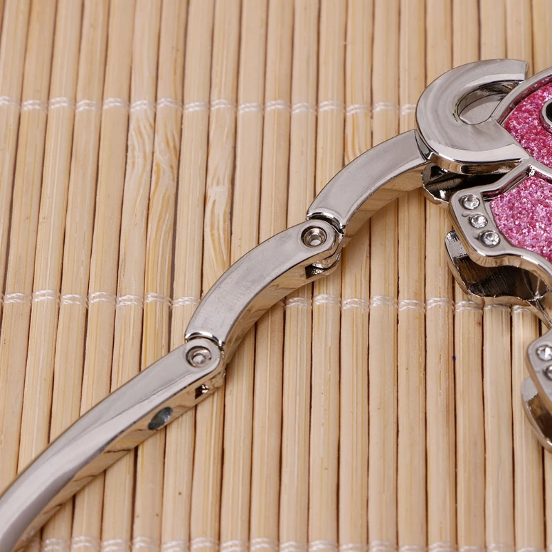 2020 Новая розовая Складная Настольная сумка крючок в форме слона вешалка кошелек