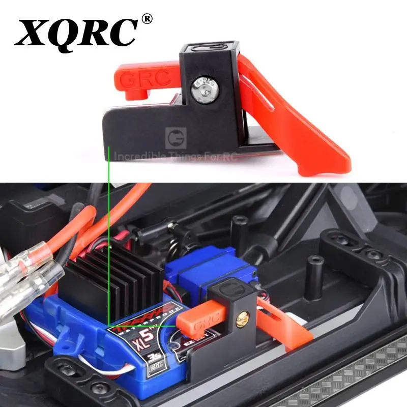 XQRC Trx4 ESC простой запуск переключатель питания для 1 / 10 RC гусеничного