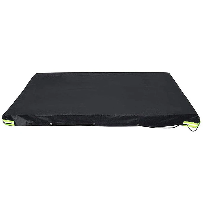

Trailer Tarpaulin, 183X122X13cm Foldable Sunshade Trailer Cover Anti UV Windproof Heavy Duty Car Cover With Rubber Belt