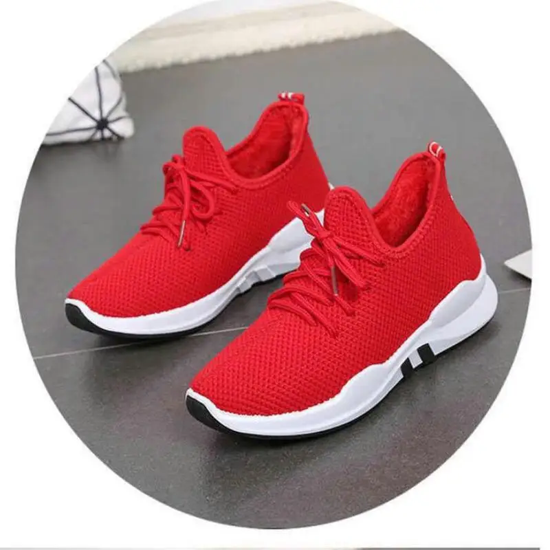 

Girls' Sneakers Fashion Kid's Dad Shoes Autumn Boys' Casual Black Red Autumn Children's Student Running Plus Fleece Boots