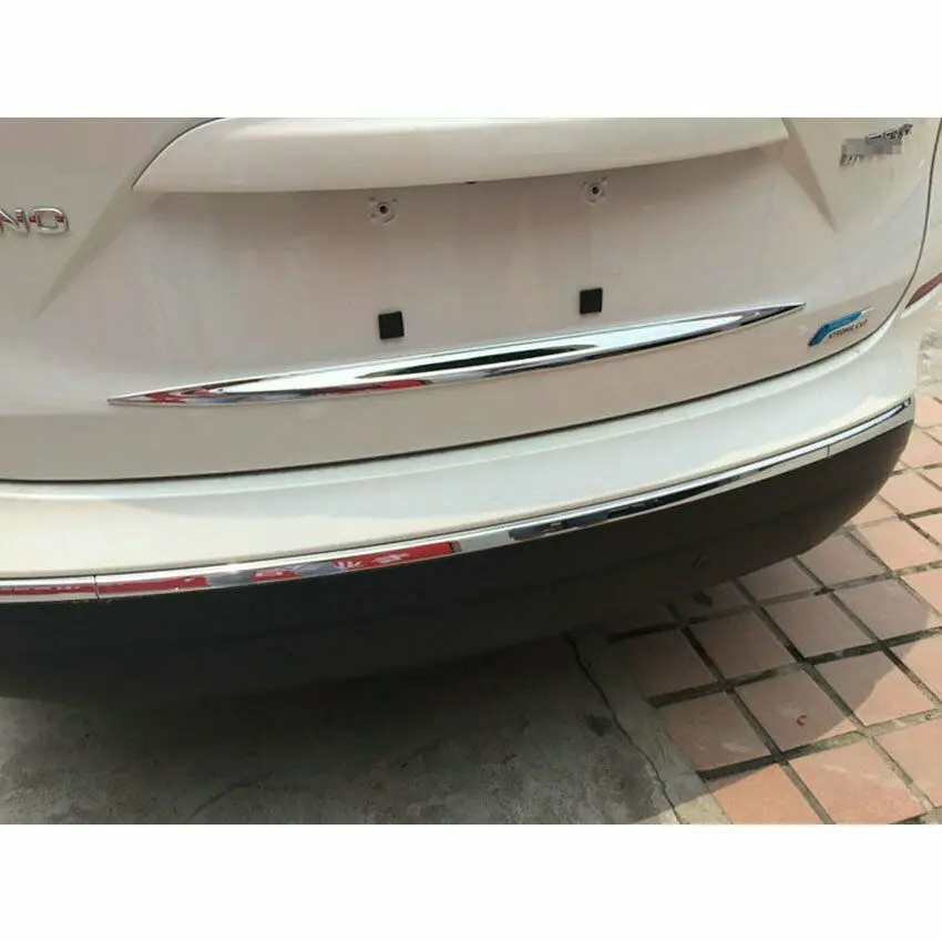 

Chrome Car Rear Bottom License Cover Trim For Nissan Murano 2015 2016 2017
