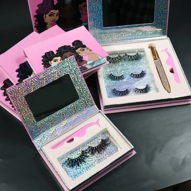 Heyme 25mm 3D Mink Lashes Custom Box Logo Natural Eyelashes Dramatic False Faux Cils Makeup Wholesale Luxury Vendor | Красота и