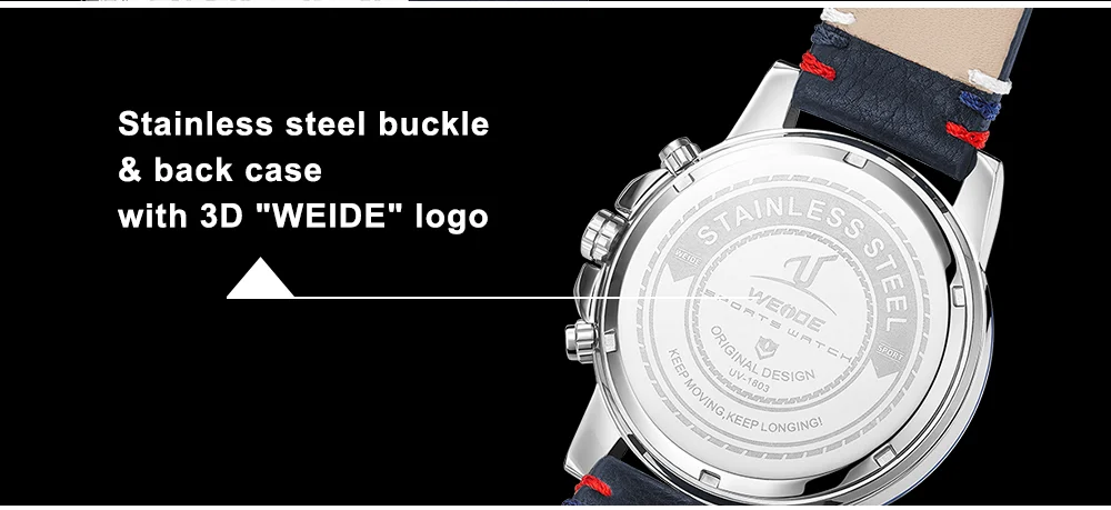 WEIDE Роскошные мужские часы европейские кожаные мужские часы высококачественные водонепроницаемые мужские часы Relogio Masculino спортивные цифровые часы с цифрами и датой