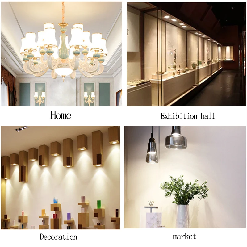 

COB LED light-emitting chip 3W / 5W / 7W / 10W / 12W 220V smart IC without driver LED bulb, cool white / warm light / green ligh