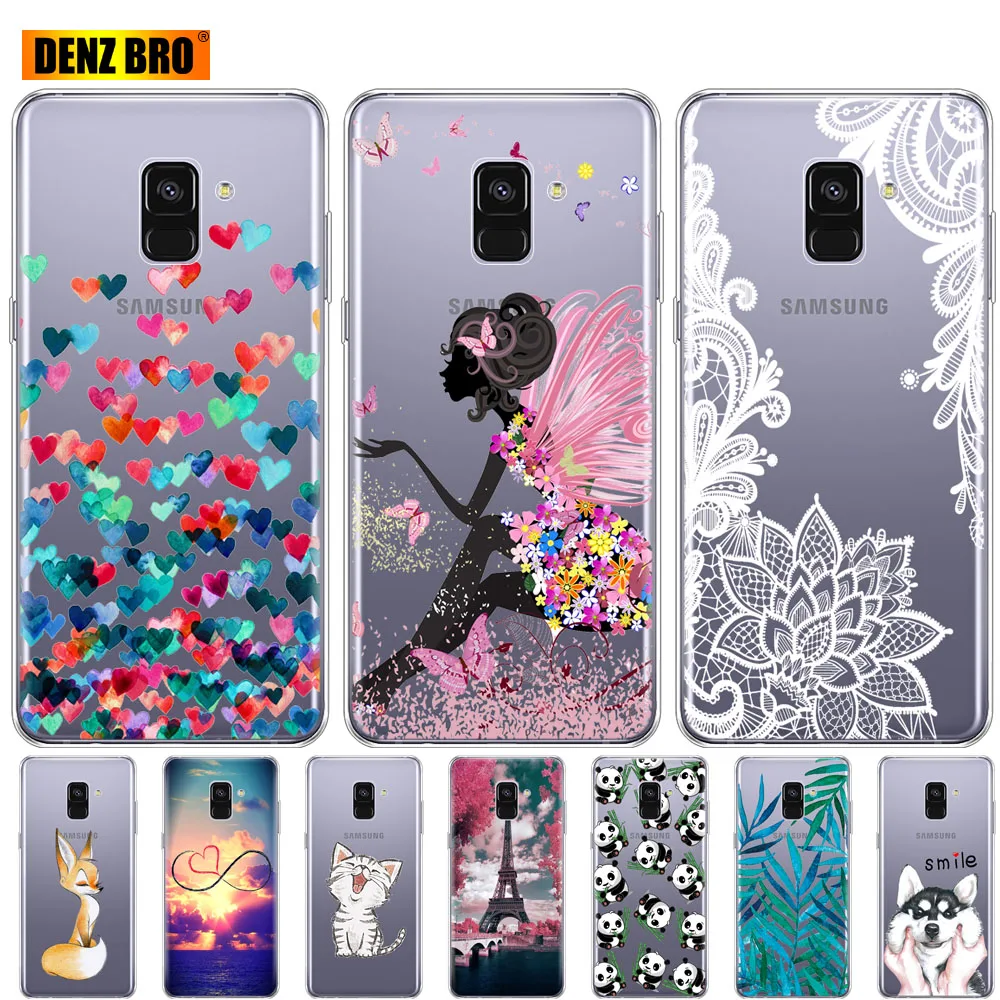 

Silicone phone Case For Samsung Galaxy A8 2018 A530 A530F silicon Covers For Samsung A8 Plus 2018 A730 A730F Clear Case