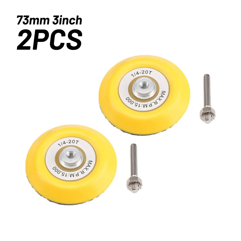 

M6 Thread Polisher Pad Polishing Pad Sander Accessory 3in 75mm Backing Pad