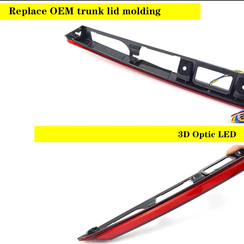 Сверхъяркий цельный светодиодный задний фонарь iJDM совместим с Toyota Camry 2018-up