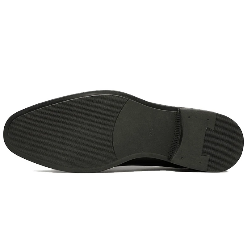 

Plus Size Classic Genuine Leather Cap Toe Formal Dress Office Shoes Pointed Toe Men's Wedding Party Oxfords For Bride JNS140