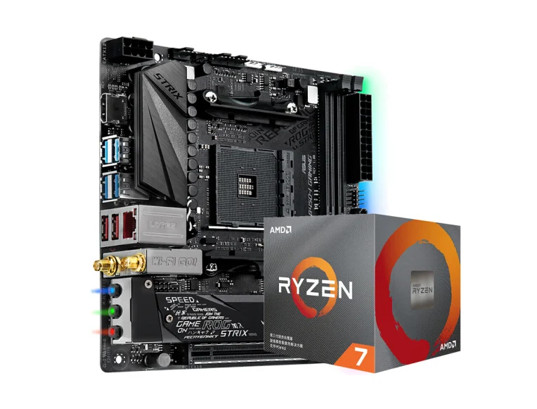Материнская плата ASUS ROG STRIX B450-I GAMING ITX + R7 3700X/R7 3800X/R9 3900X | Компьютеры и офис