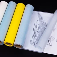 A4 Paper 12inch*50y Transfer Paper Transparent Sulfuric Acid Papel Tracing Architectural Design Art Drawing Paper Papel Transfer