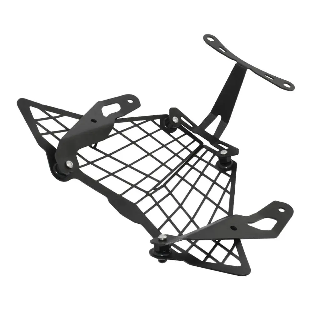 Черная защита для передней фары защитная крышка радиатора KAWASAKI Versys-X 300 KLE X300 Versys