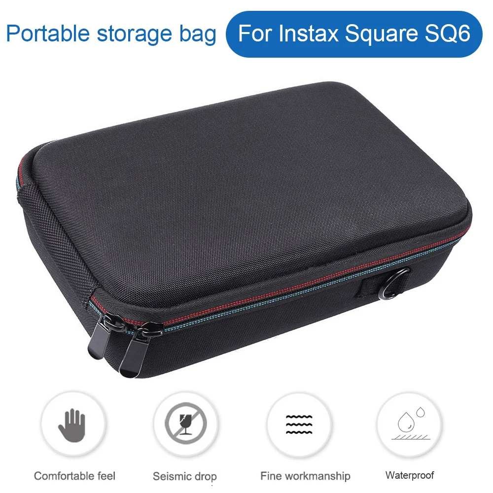 

Camera Pouch Case Portable Hard Shell Case Protective Pouch Camera Storage Bag For Instax Square SQ6