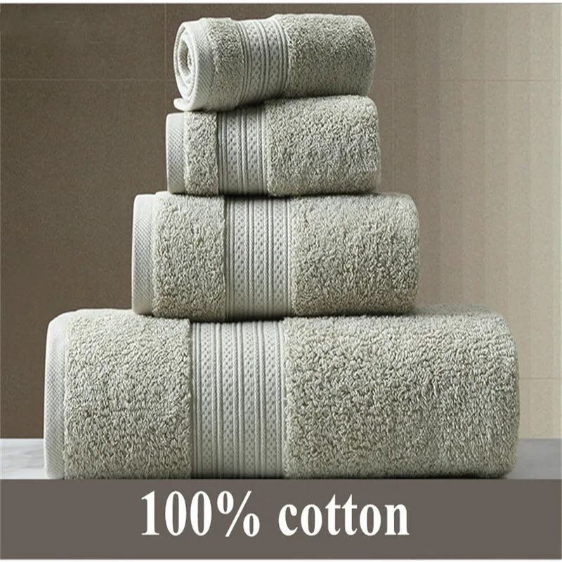 

150*80cm 100% Pakistan Cotton Bath Towel Super absorbent Terry Bath face towel Large Thicken Adults Bathroom Towels