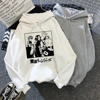 japanese manga anime tokyo avengers hoodies harajuku cartoon tokyo avengers graphic sweatshirt women streetwear dropship