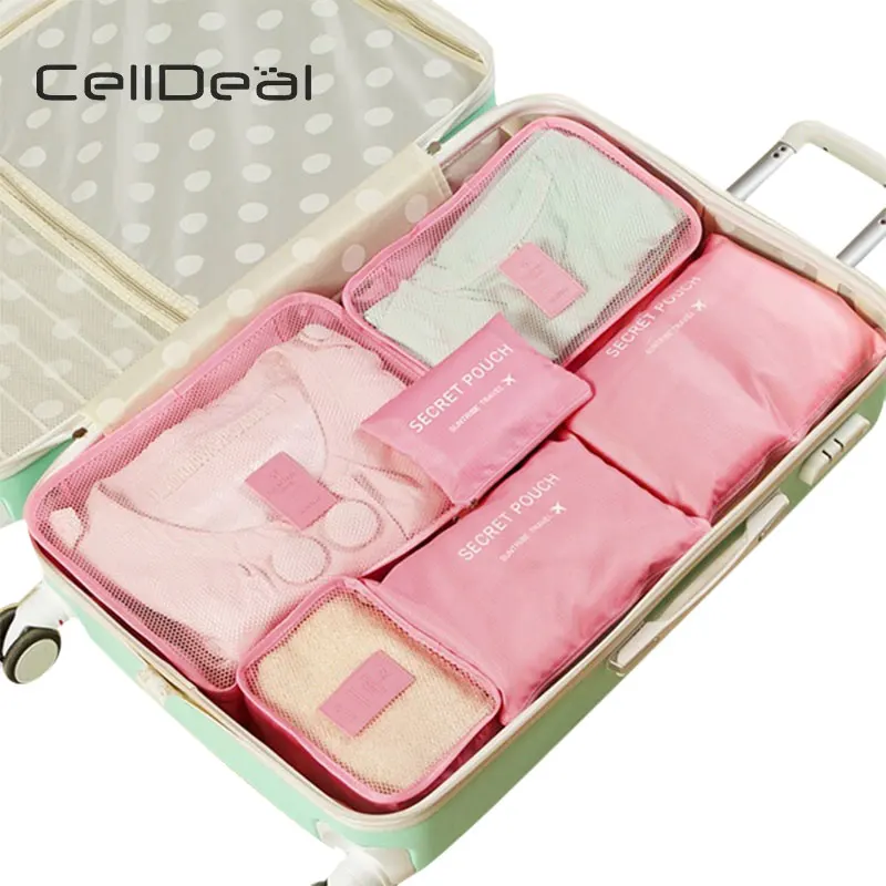 Сумка CellDeal для хранения одежды 6 шт./компл. водонепроницаемая дорожная сумка