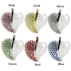 USB-флеш-накопитель в виде сердца, 128 ГБ, 64 ГБ, 32 ГБ, 16 ГБ