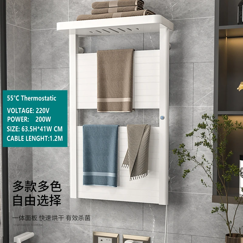 bathroom accessories towel warmer holder smart home tuya app time control and temperature control for bathroom free global shipping
