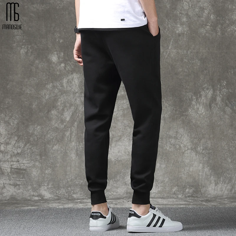 Мужские повседневные брюки Manoswe тонкие эластичные спортивные штаны свободного