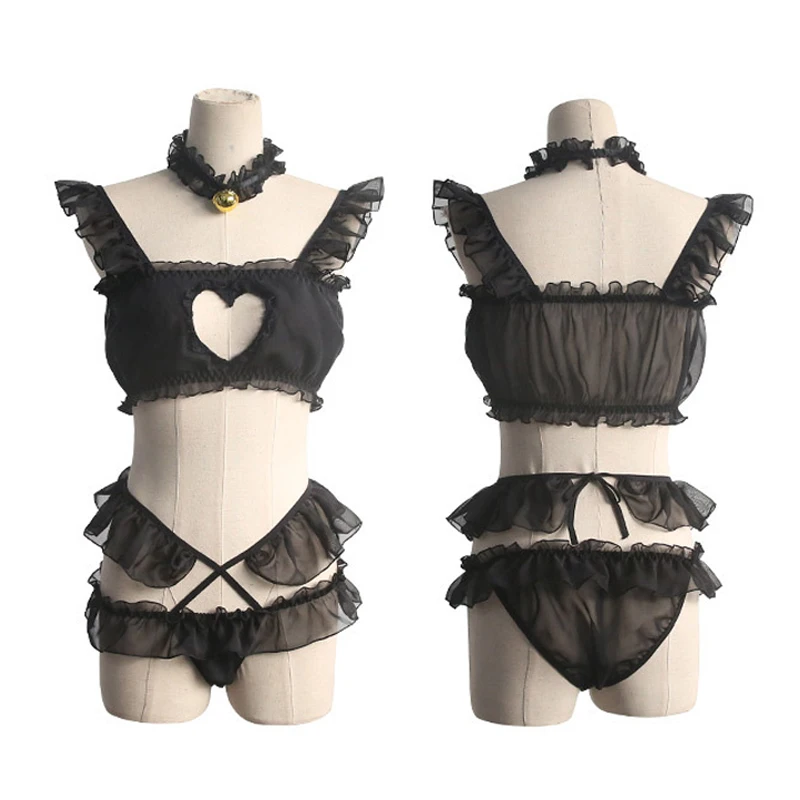 

Girl Uniform Temptation Suit Wedding Costume Cosplay Dress Sexy Erotic Lingerie Siamese Open Style Pure Bunny Girl Lovely Cat