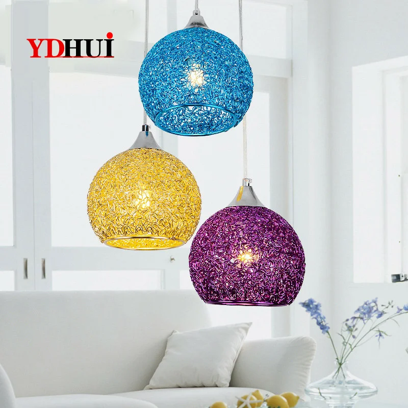 Современный потолочный светильник из кованого алюминия подвесной s винтажный