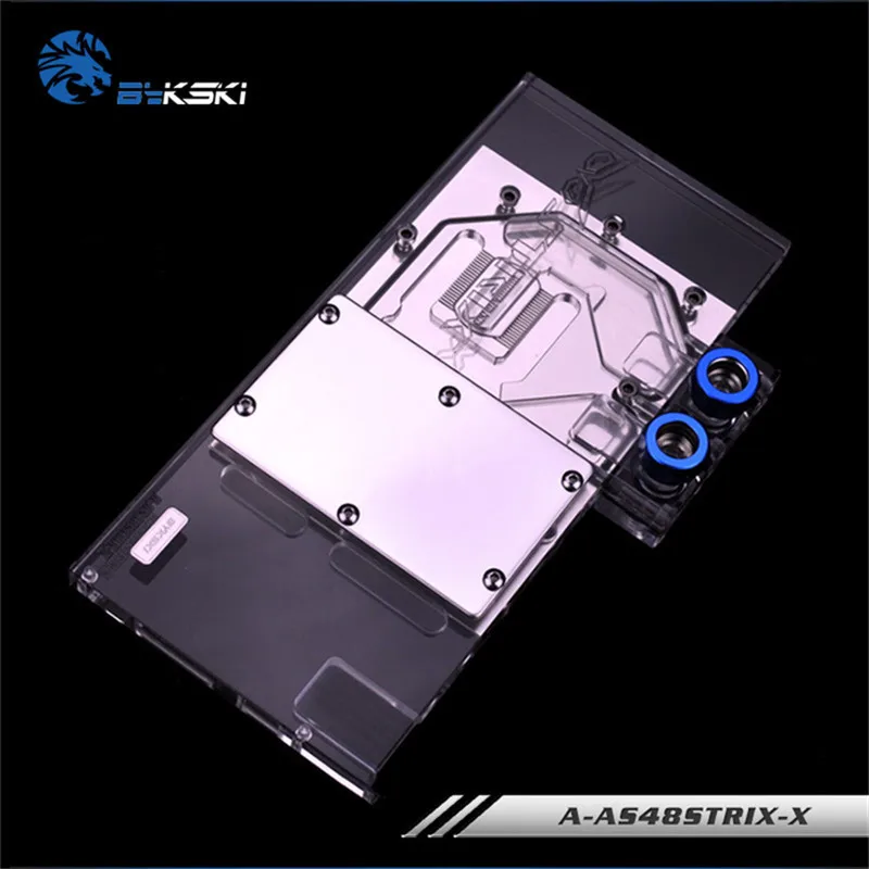 Bykski графический блок с полным покрытием для ASUS RX480 RX580 STRIX графическая карта