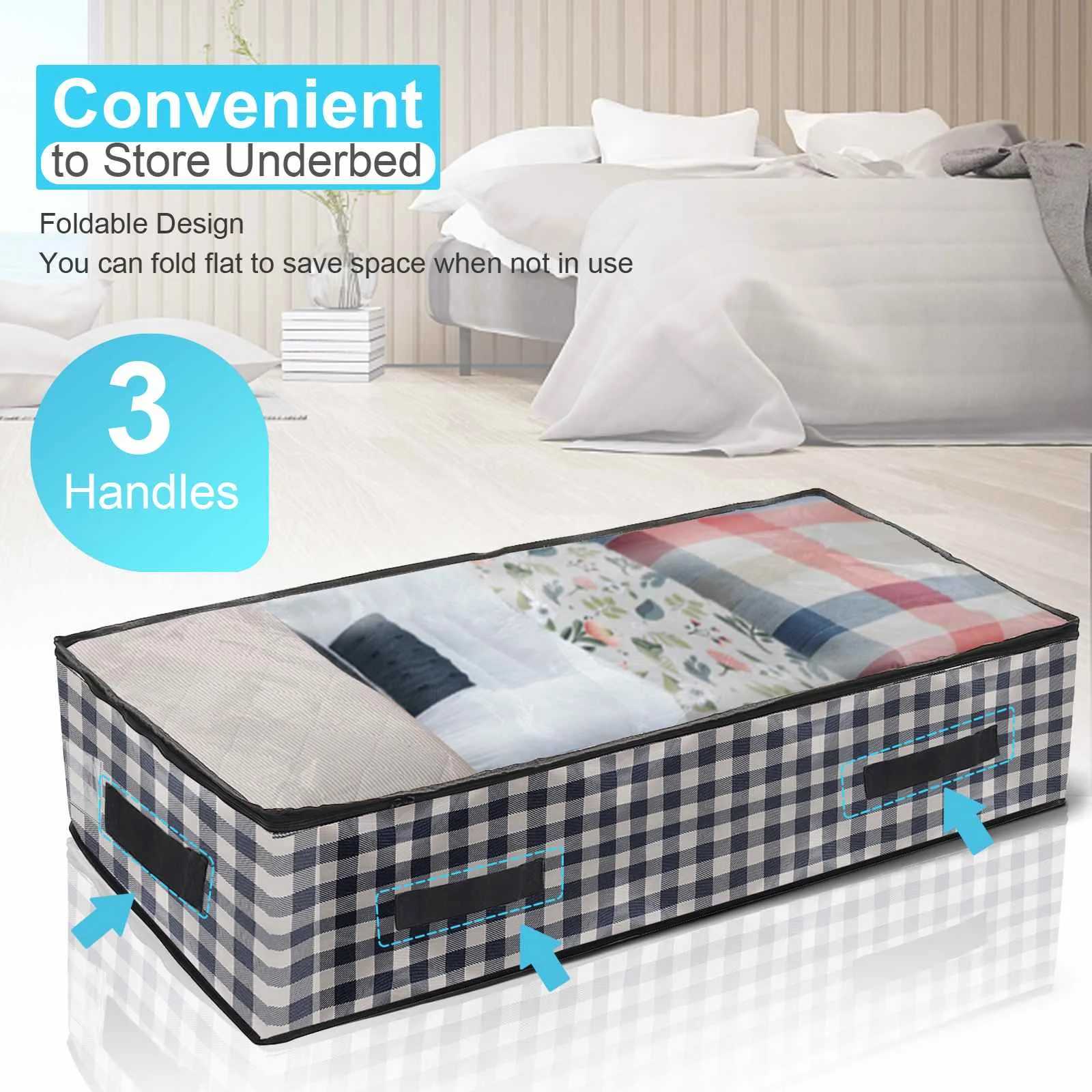 

2 пачки большого размера Ёмкость Ткань Оксфорд одеяло сумка для хранения Стёганое Одеяло Одежда отделка сумка для хранения тяжелой одежде с...