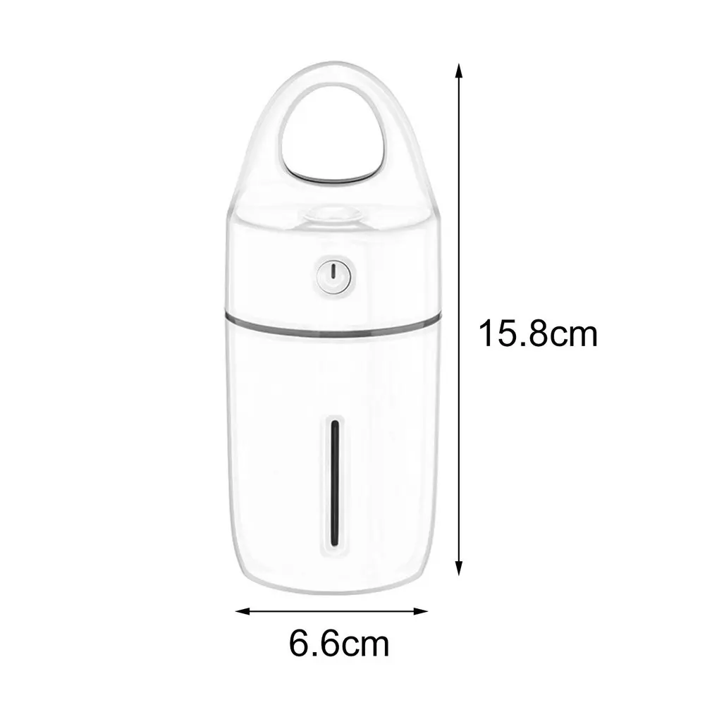 

Small-Q Electric Mist Maker 175ml Capacity Air Humidifier Diffuser LED Night Light Aromatherapy Mute Operation Water Mist Tool