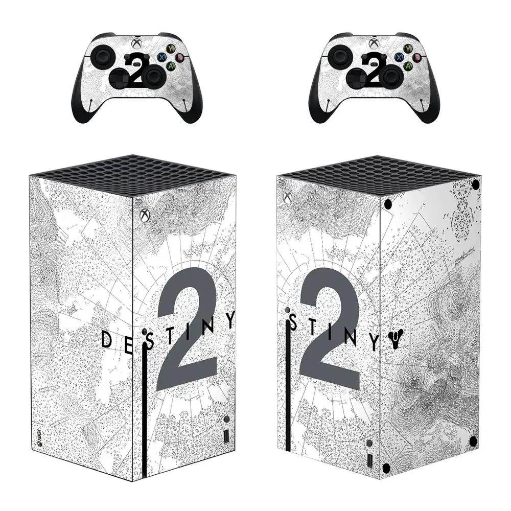 Игра Destiny 2 кожи Стикеры наклейка чехол для Xbox серии X Slim консоли и контроллера