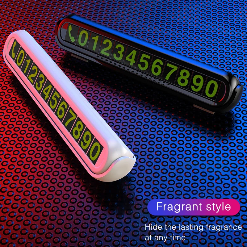 Car Temporary Parking Card Air Freshener Phone Number FOR Honda Jade FCV Crider NSX-GT N-One GEAR FCEV Skydeck P-NUT Legend | Автомобили и