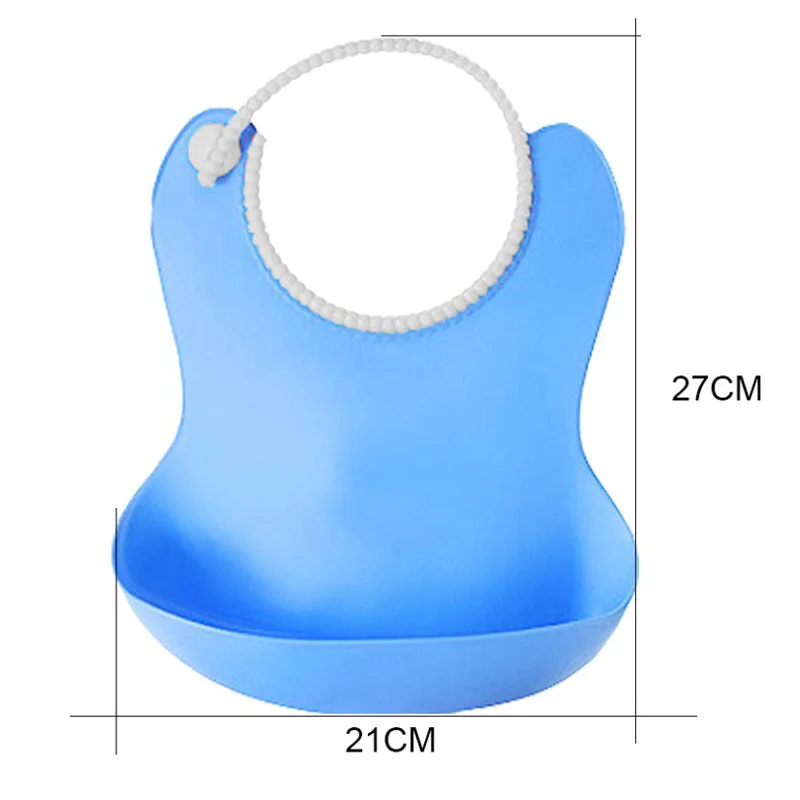 Слюнявчик для новорожденных мягкий водонепроницаемый из силикагеля V-TREE |