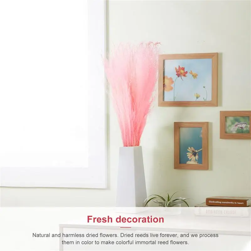 

Красивый неувядающий букет для украшения дома, сушеные цветы, украшение для гостиной, спальни, украшение для стола с цветами