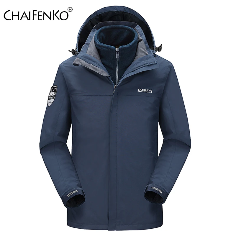 

CHNIFENKO Winter Outdoor Sports Jacket Men Camping Hiking Windproof Warm Windbreaker Coat Men Fashion Casual Couple Jacket Women