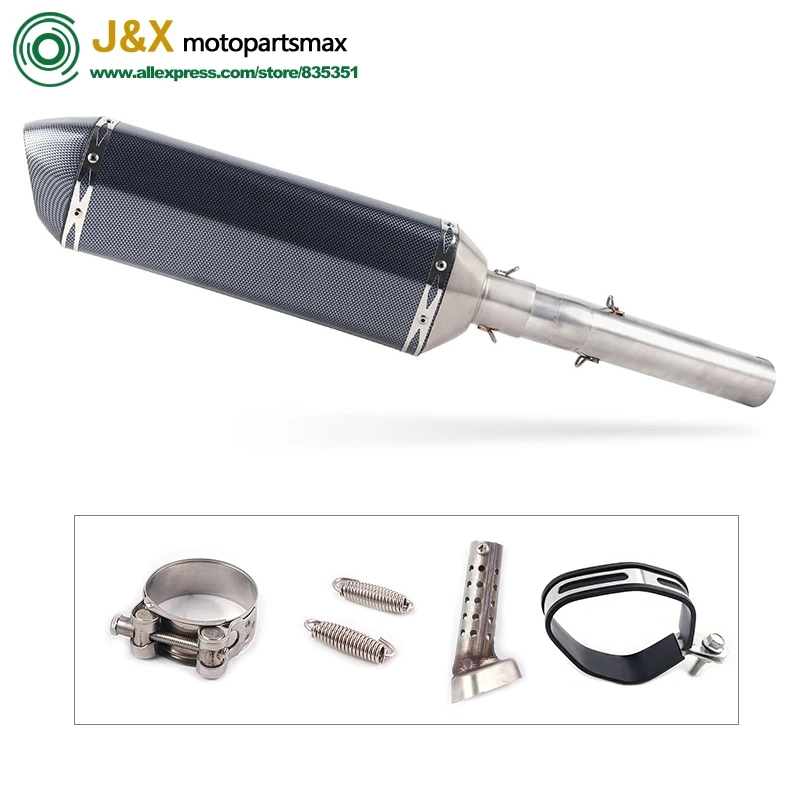 

Motorcycle Full System Exhaust Muffler Escape db killer Slip On For Honda CB1300 CB 1300 Middle Contact Pipe 2003 to 2013