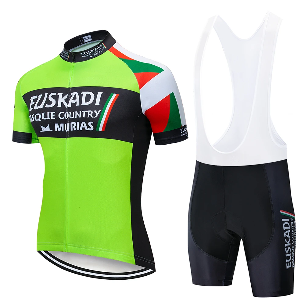 

2021 Men Bicycle Jersey Bib Set Dress Summer Outdoor Sports Cycling Clothes Ladies MTB Wear Short Sleeve Suit