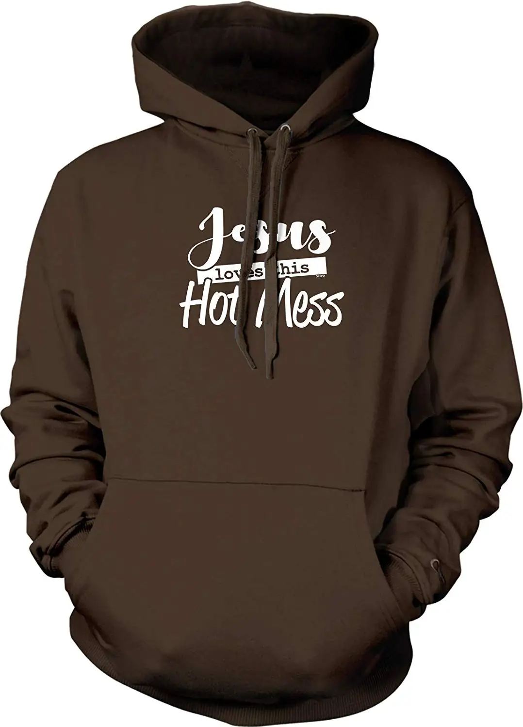 Толстовка с капюшоном TSDFC Jesus Loves This Hot Mess |
