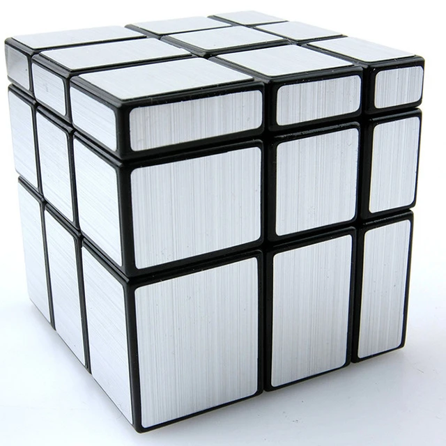 Профессиональный 2x2 3x3 4x4 5x5 набор магических кубиков для соревнований Cubing классная скорость кубики Пазлы игрушки для детей подарок - Цвет: Third-order silver